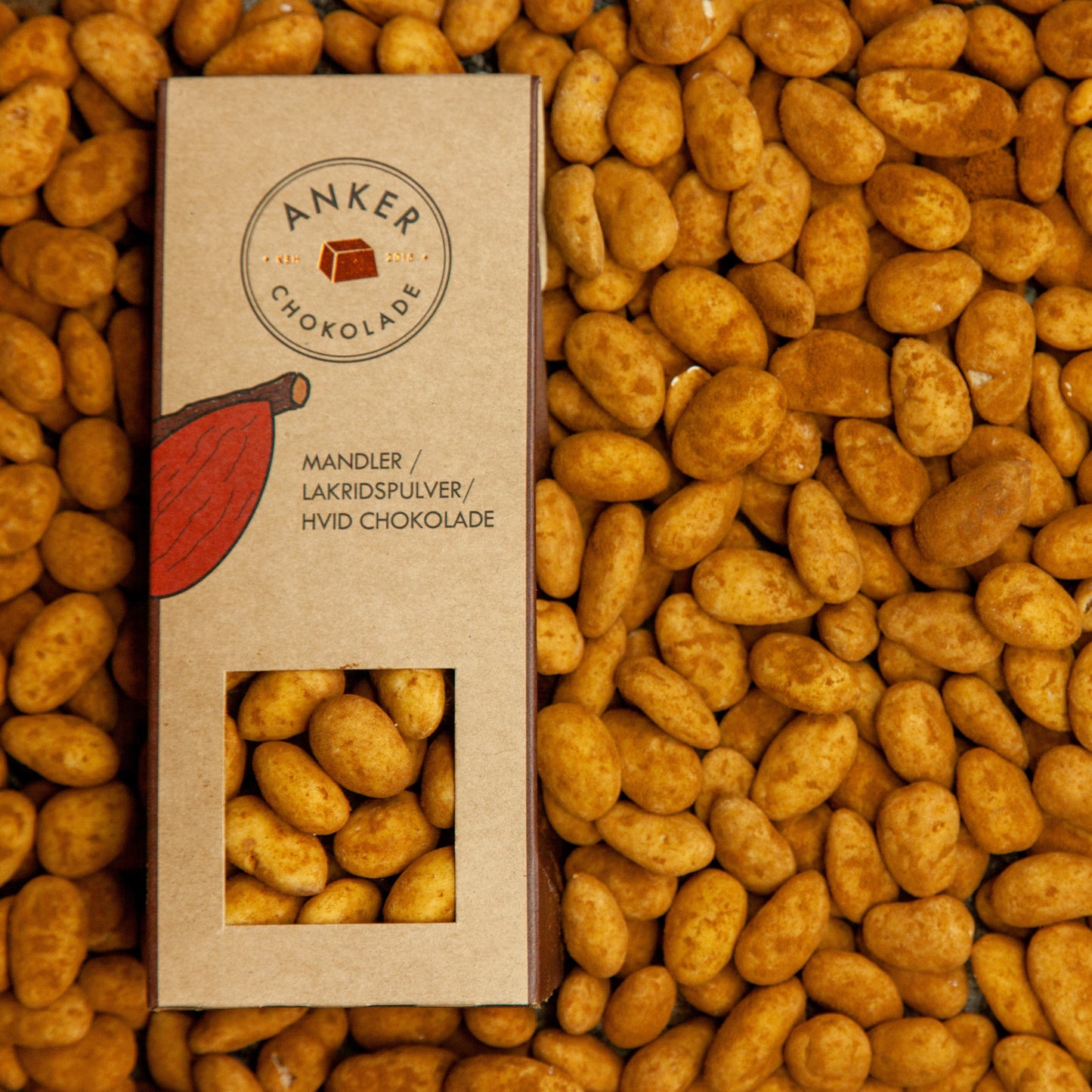 Anker Chokolade - Dragee MANDLER / LAKRIDS / HVID CHOKOLADE