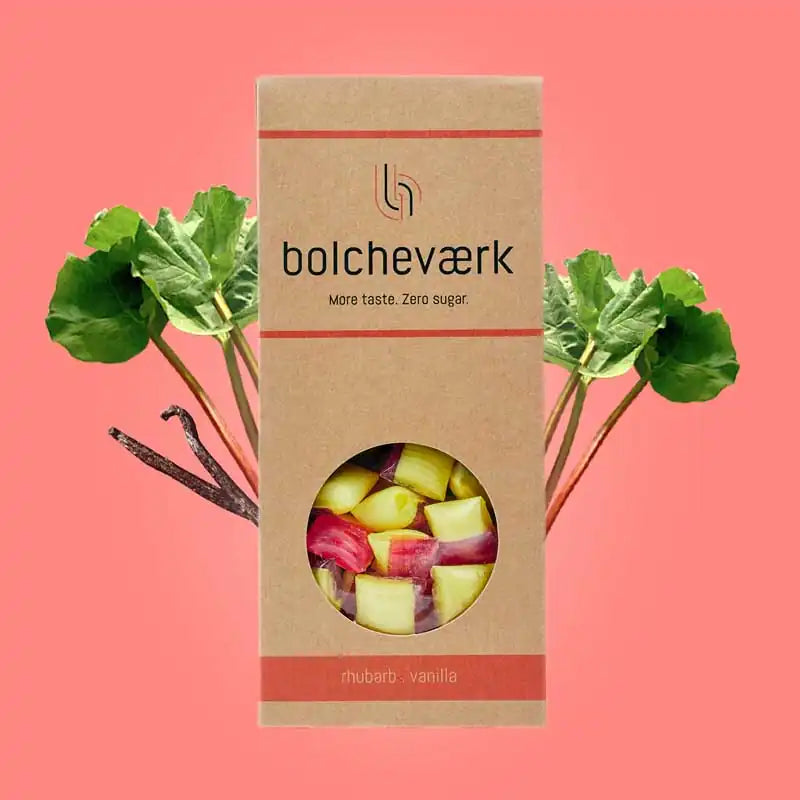 Bolcheværk Rabarber & Vanilje - Sukkerfri bolcher